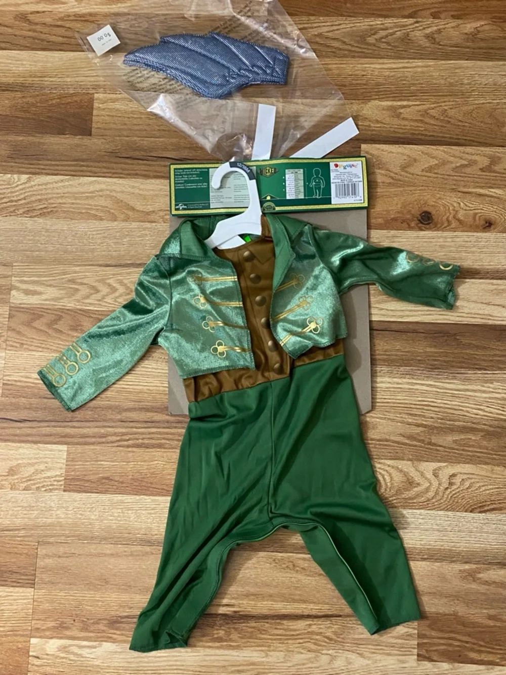 Disguise Wicked Flying Monkey Costume in Green and Gold - Picture 4 of 4